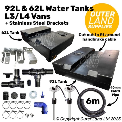 92l underslung water tank - 92l,