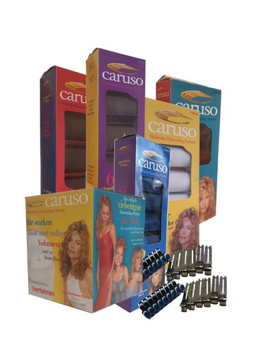 Caruso foam steam hair rollers - foam,
