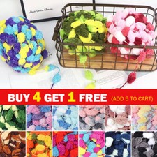Creative 130g Pom Pom Thick Wool Baby Yarn Chunky Knitting Crochet ALL COLOUR UK
