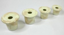 Set of 4 sizes WHITE ceramic