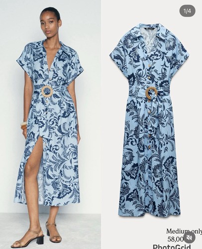 Zara blue printed - blue,