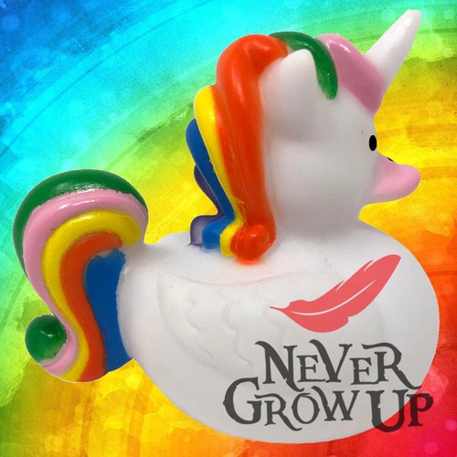 Unicorn ducks designs yellow - ducks,