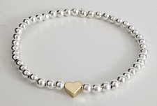 Silver Plated Bead Bracelet