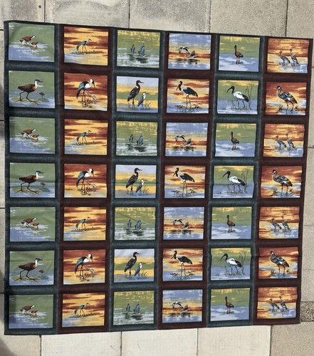 Vintage waterbirds - m.s.r., "waterbirds"
