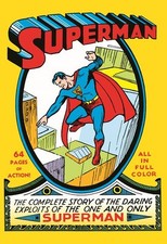 SUPERMAN #1 FACSIMILE CVR A JOE SCHUSTER GOLDEN AGE SIZE VARIANT (30/07/2025)