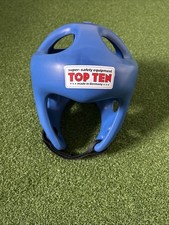 Top Ten Head Guard Blue Medium
