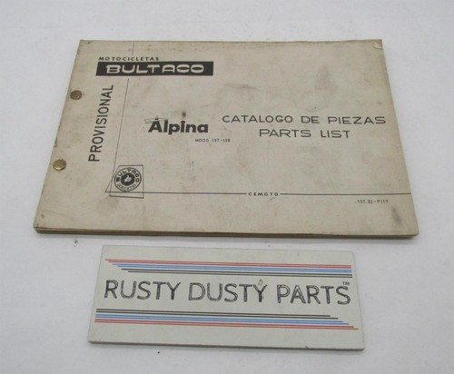 Bultaco original factory - original,