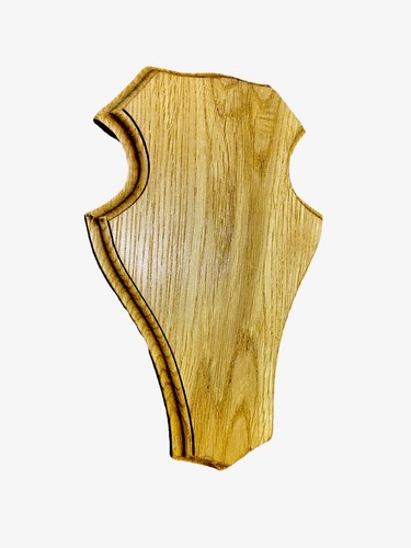 Light oak trophy shield - trophy,