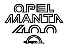 Opel Manta 400 sticker set • decal • sticker • o42