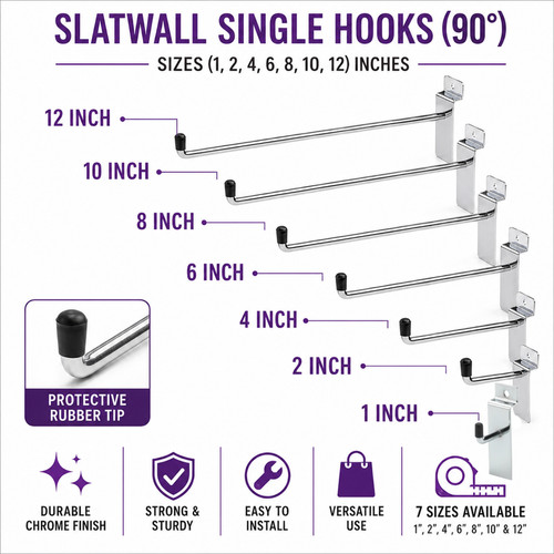 Slatwall hooks pin arm - slatwall,