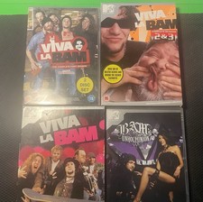 Bam Margera Viva La Bam Season 1,2,3,4&5  & Unholy Union Dvd Bundle