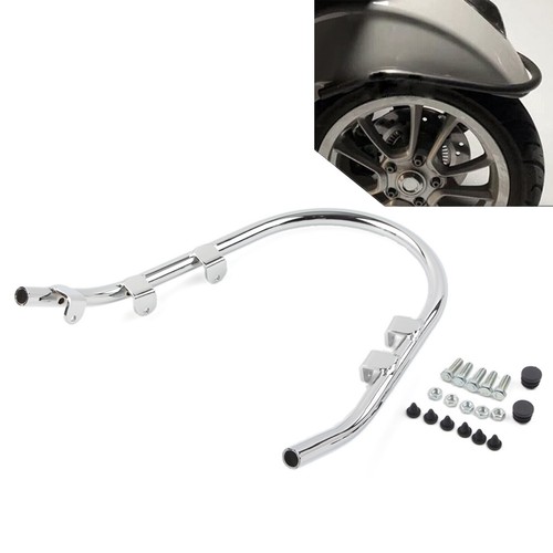 Chrome front fender bumper - front,