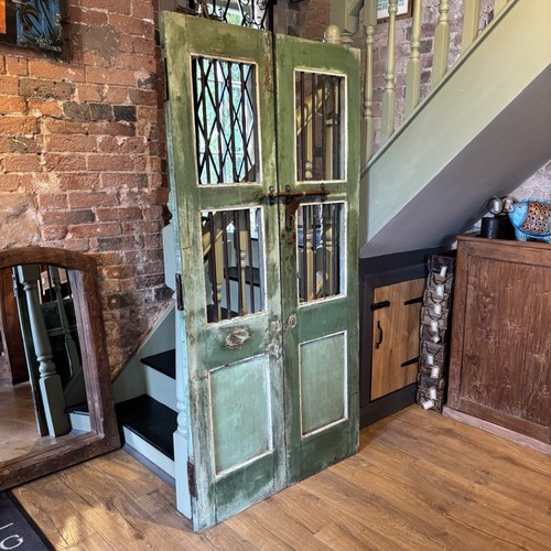 Pair vintage wooden - pair, door
