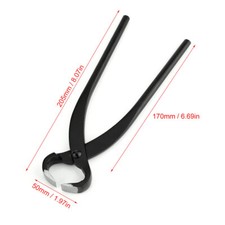 Ergonomic Handles Concave Cutter Bonsai Root Cutter 205mm for Garden Household