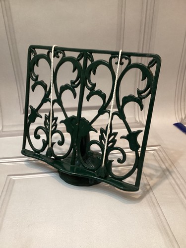 Vintage green cook book stand - vintage,