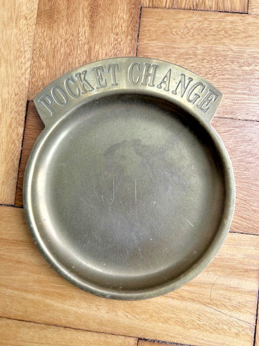 Vintage 1970s brass - vintage, “pocket