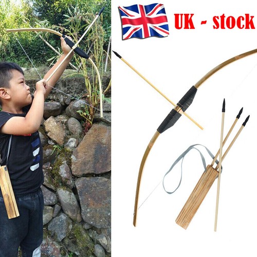Kids children wood bow - wood, &