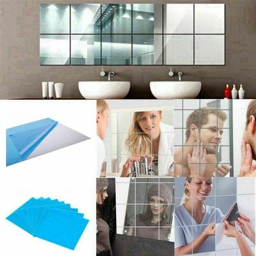 Bathroom mirror tiles - bathroom, wall