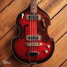 Teisco FB-2 Violin Bass Red
