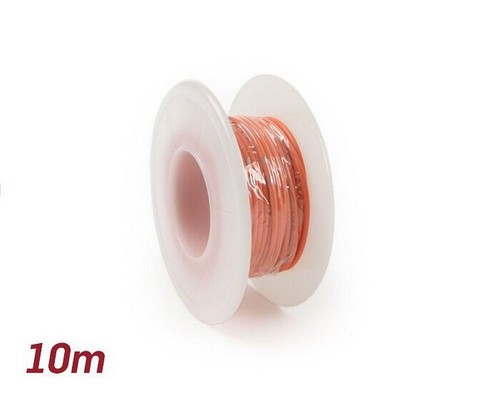 Electric cable orange - orange, 0.85mm