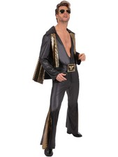 Elvis Black Jumpsuit