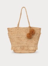 LK Bennett Raffia Pom Pom