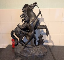 Cheval De Marly , Large Bronzed Spelter Figure