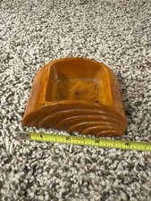 Carvacraft Butterscotch Bakelite Stamp Holder