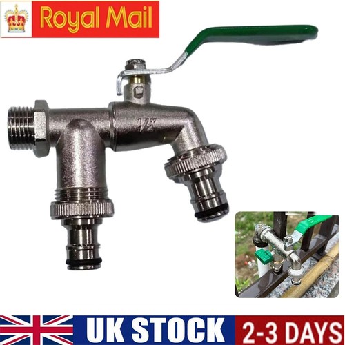 Double garden tap - garden,
