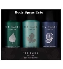 Ted Baker Men's  Body Spray Trio Christmas Gift Set 3 Piece body spray kit