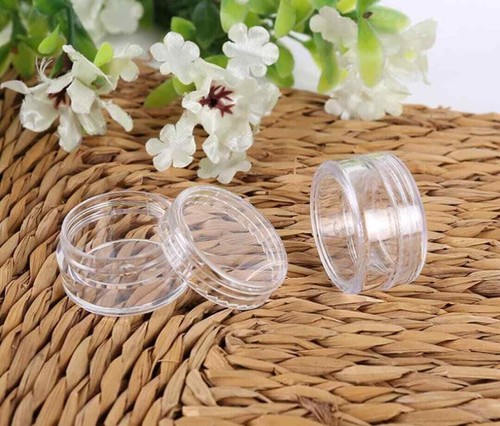 Clear empty small jars - 5g,