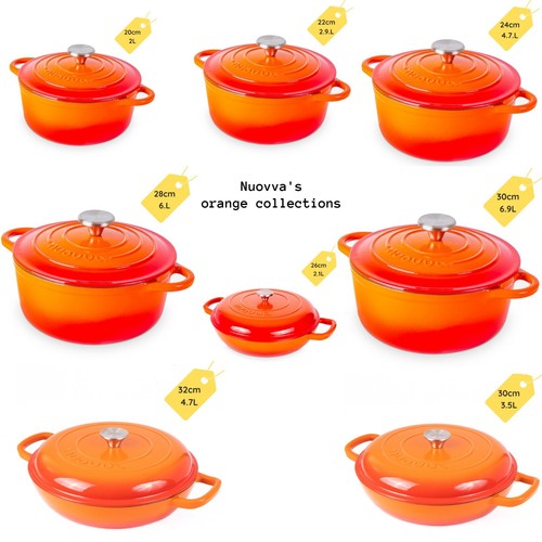 Non stick enamelled casserole - non-stick,