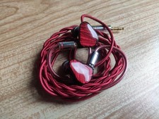 RED iem cable in ear monitor 2 pin 3.5mm