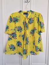 Ossie Clark Sheer Floral Print