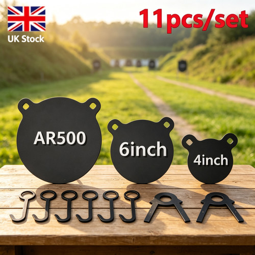 Hardened ar500 steel gong - hardened,