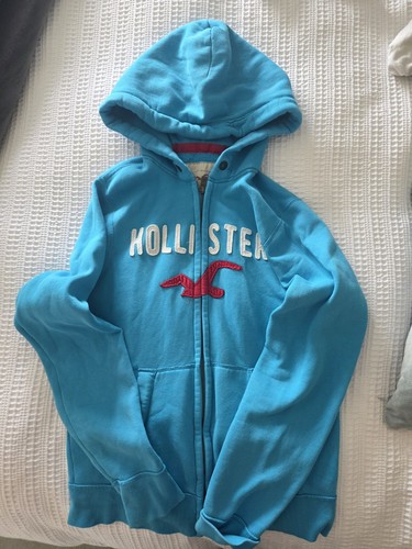 Hollister women blue hoodie - blue,
