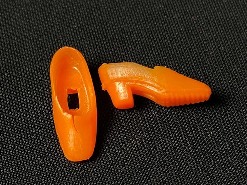 Orange shoes fit pippa - orange, doll