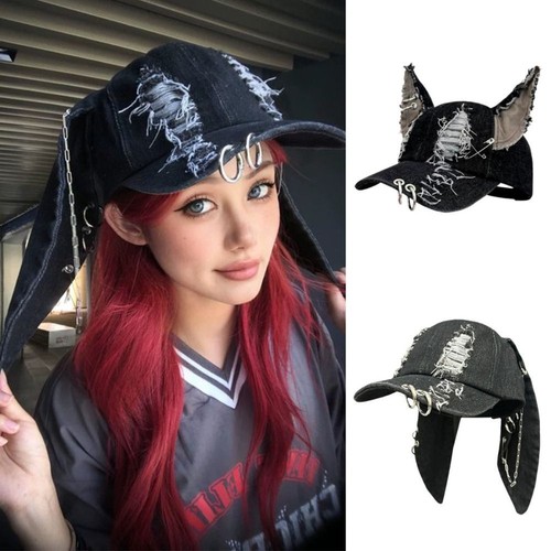 Hip hop denim baseball cap - hop,