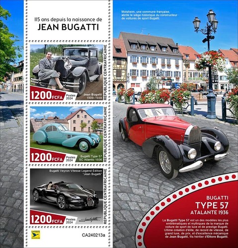 Jean bugatti 115th anniversary - 115th,
