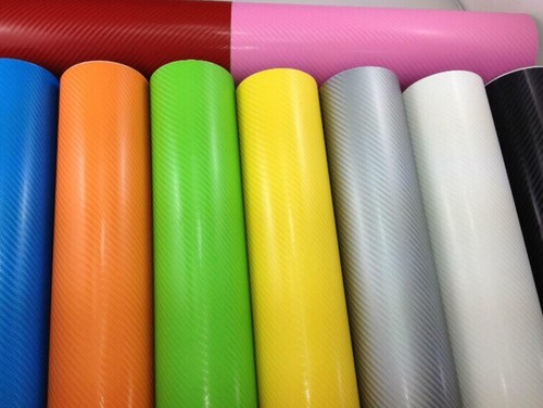 Carbon fibre vinyl car wrap - 3d,
