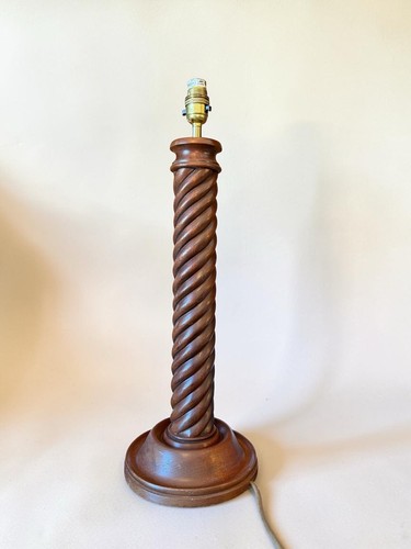 Vintage barley twist wooden - barley,
