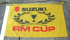 Vintage Suzuki RM Cup Banner AHRMA MX Motocross RM125 RM250 Flag