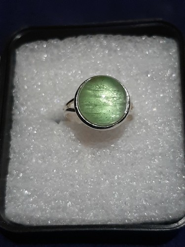 Green fluorite ring - fluorite,