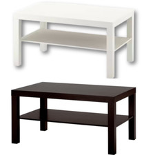 Ikea Large Coffee Table With Shelf Dining Table Wooden Living Room Table 90x55cm