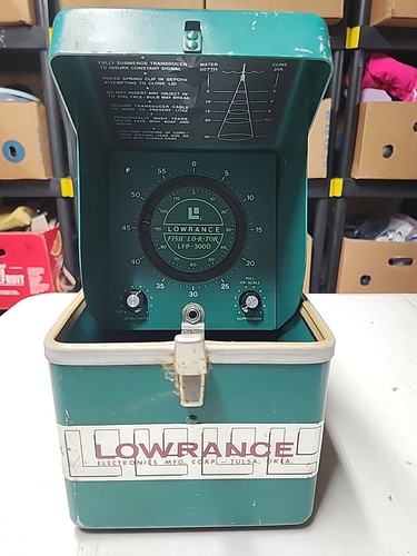 Vintage lowrance fish - vintage,