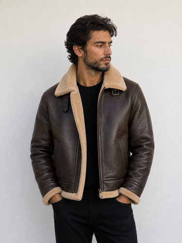 Mens genuine lambskin - genuine, leather