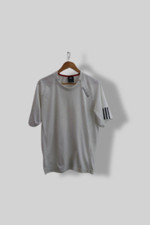 Vintage Men's white adidas activewear t-shirt XL| SKU 2858