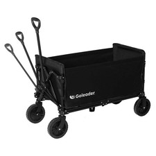 GoLeader Black Foldable Festival Trolley, 80kg capacity