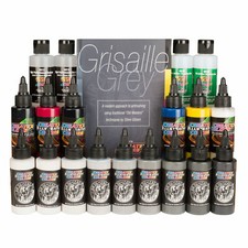 Set Di Colori Per Aerografo Createx Air, Olio, Piombo Grigio Grisaille - Master
