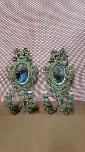 Antique pair electrified - antique,